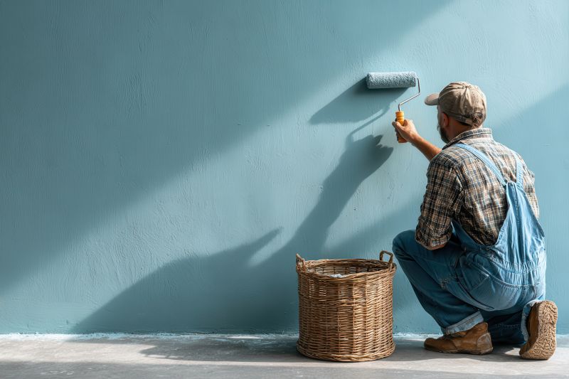 Basement Wall Painting in Kansas City, KS